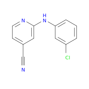 2-((3-Chlorophenyl)amino)isonicotinonitrile