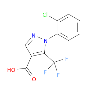 1-(2-氯苯基)-5-(三氟甲基)-1H-吡唑-4-羧酸