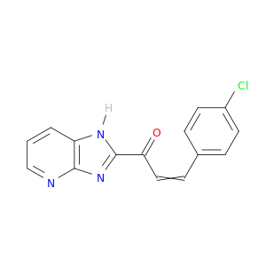 2-Propen-1-one, 3-(4-chlorophenyl)-1-(1H-imidazo[4,5-b]pyridin-2-yl)-
