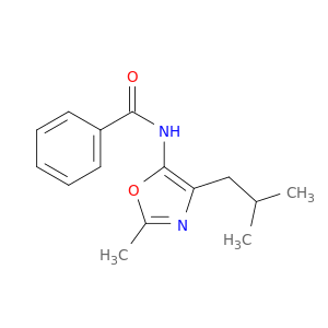 Benzamide, N-[2-methyl-4-(2-methylpropyl)-5-oxazolyl]-