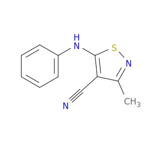 5-(PHENYLAMINO)-3-METHYLISOTHIAZOLE-4-CARBONITRILE