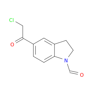 1H-吲哚-1-羧醛,5-(2-氯乙酰基)-2,3-二氢-
