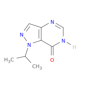 7H-Pyrazolo[4,3-d]pyrimidin-7-one, 1,6-dihydro-1-(1-methylethyl)-