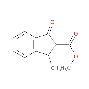 1H-Indene-2-carboxylic acid, 2,3-dihydro-1-methyl-3-oxo-, methyl ester