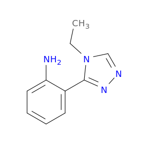 2-(4-Ethyl-4H-1,2,4-triazol-3-yl)aniline