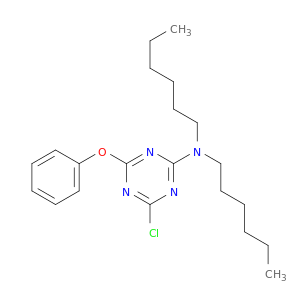 1,3,5-Triazin-2-amine, 4-chloro-N,N-dihexyl-6-phenoxy-