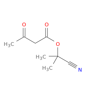 Butanoic acid, 3-oxo-, 1-cyano-1-methylethyl ester