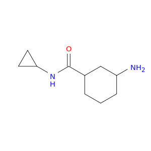 3-Amino-N-cyclopropylcyclohexane-1-carboxamide