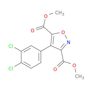 3,5-Isoxazoledicarboxylic acid, 4-(3,4-dichlorophenyl)-, dimethyl ester
