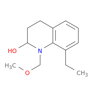 2-Quinolinol, 8-ethyl-1,2,3,4-tetrahydro-1-(methoxymethyl)-