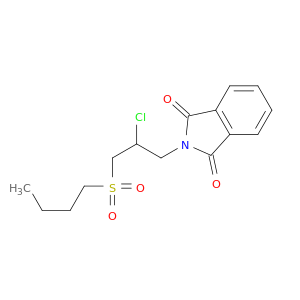1H-Isoindole-1,3(2H)-dione, 2-[3-(butylsulfonyl)-2-chloropropyl]-