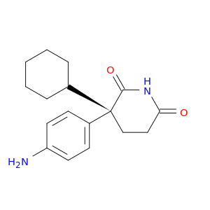 2,6-Piperidinedione, 3-(4-aminophenyl)-3-cyclohexyl-, (S)-