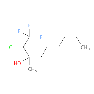 3-Nonanol, 2-chloro-1,1,1-trifluoro-3-methyl-