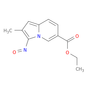 6-Indolizinecarboxylic acid, 2-methyl-3-nitroso-, ethyl ester