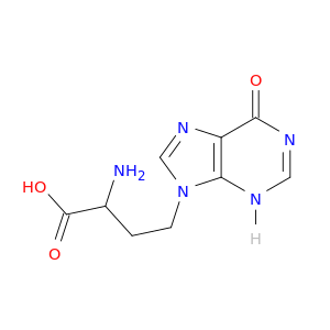 9H-Purine-9-butanoicacid, a-amino-1,6-dihydro-6-oxo-