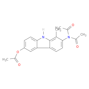 Acetamide, N-acetyl-N-[6-(acetyloxy)-1-methyl-9H-carbazol-2-yl]-