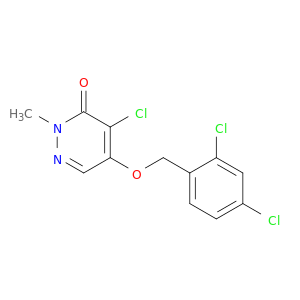 3(2H)-Pyridazinone, 4-chloro-5-[(2,4-dichlorophenyl)methoxy]-2-methyl-