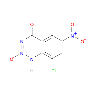 1,2,3-Benzotriazin-4(1H)-one, 8-chloro-6-nitro-, 2-oxide