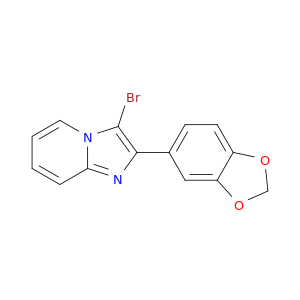 2-BENZO[1,3]DIOXOL-5-YL-3-BROMO-IMIDAZO[1,2-A]PYRIDINE