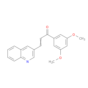 2-Propen-1-one, 1-(3,5-dimethoxyphenyl)-3-(3-quinolinyl)-