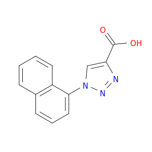 1-(Naphthalen-1-yl)-1H-1,2,3-triazole-4-carboxylic acid