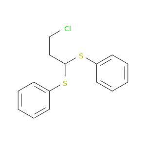 Benzene, 1,1'-[(3-chloropropylidene)bis(thio)]bis-