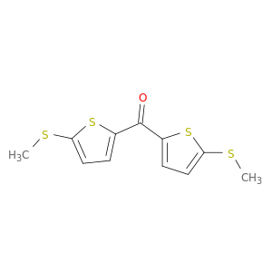 Methanone, bis[5-(methylthio)-2-thienyl]-