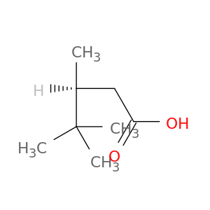 Pentanoic acid, 3,4,4-trimethyl-, (S)-