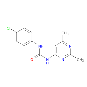 Urea, N-(4-chlorophenyl)-N'-(2,6-dimethyl-4-pyrimidinyl)-