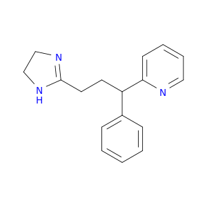 Pyridine, 2-[3-(4,5-dihydro-1H-imidazol-2-yl)-1-phenylpropyl]-