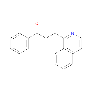 1-Propanone,3-(1-isoquinolinyl)-1-phenyl-