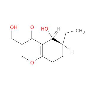(5s,6r)-6-ethyl-5-hydroxy-3-(hydroxymethyl)-5,6,7,8-tetrahydro-4h-chromen-4-one