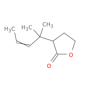 2(3H)-Furanone, 3-(1,1-dimethyl-2-butenyl)dihydro-