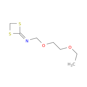 Methanamine, N-1,3-dithietan-2-ylidene-1-(2-ethoxyethoxy)-