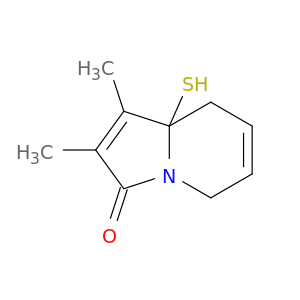 3(5H)-Indolizinone, 8,8a-dihydro-8a-mercapto-1,2-dimethyl-
