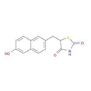 5-[(6-羟基-2-萘基)甲基]-2,4-噻唑烷二酮