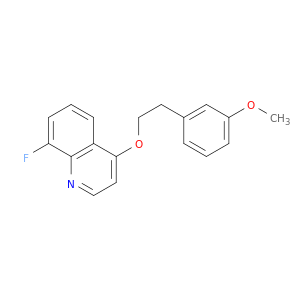 Quinoline,8-fluoro-4-[2-(3-methoxyphenyl)ethoxy]-
