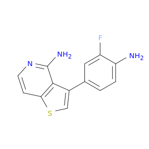 Thieno[3,2-c]pyridin-4-amine, 3-(4-amino-3-fluorophenyl)-
