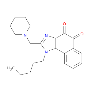 1-pentyl-2-piperidinomethylnaphth[1,2-d]imidazole-4,5-dione