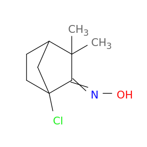 Bicyclo[2.2.1]heptan-2-one, 1-chloro-3,3-dimethyl-, oxime