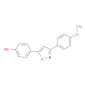 Phenol, 4-[3-(4-methoxyphenyl)-5-isoxazolyl]-