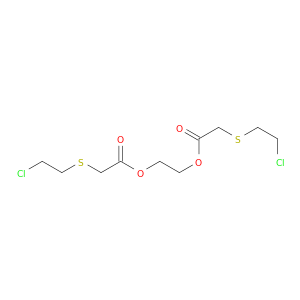 ethane-1,2-diyl bis{[(2-chloroethyl)sulfanyl]acetate}