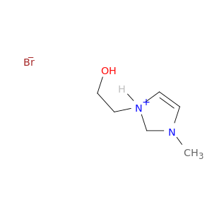 1H-Imidazolium, 1-(2-hydroxyethyl)-3-methyl-, bromide