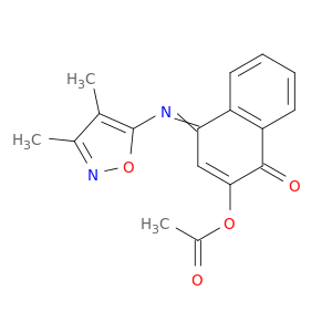 1(4H)-Naphthalenone,2-(acetyloxy)-4-[(3,4-dimethyl-5-isoxazolyl)imino]-
