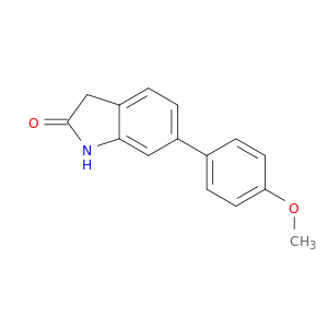 2H-Indol-2-one,1,3-dihydro-6-(4-methoxyphenyl)-