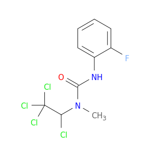 Urea, N'-(2-fluorophenyl)-N-methyl-N-(1,2,2,2-tetrachloroethyl)-
