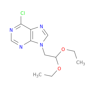 9H-Purine, 6-chloro-9-(2,2-diethoxyethyl)-