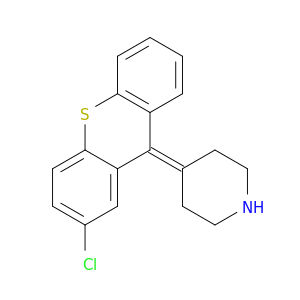 Piperidine, 4-(2-chloro-9H-thioxanthen-9-ylidene)-