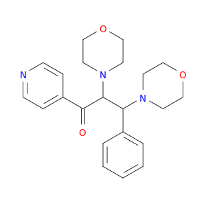 2,3-di(morpholin-4-yl)-3-phenyl-1-(pyridin-4-yl)propan-1-one