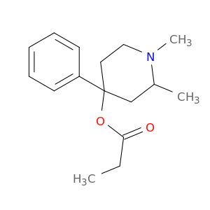 1,2-DIMETHYL-4-PHENYL-4-(PROPIONYLOXY)PIPERIDINE